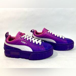 Bratz x Puma Mayze Platform Sneaker- Prism Violet - Kids Size 4.5C - Women Sz 6